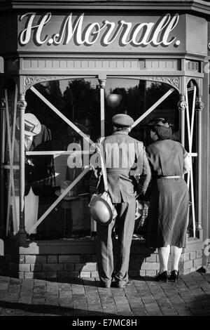 Black Country Museum 40er Jahre Nacht 2014 Stockfoto