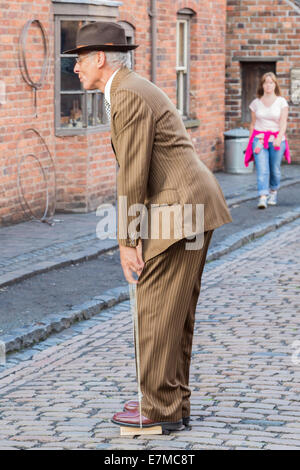 Black Country Museum 40er Jahre Nacht 2014 Stockfoto