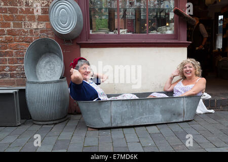 Black Country Museum 40er Jahre Nacht 2014 Stockfoto