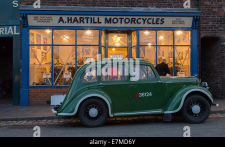 Black Country Museum 40er Jahre Nacht 2014 Stockfoto