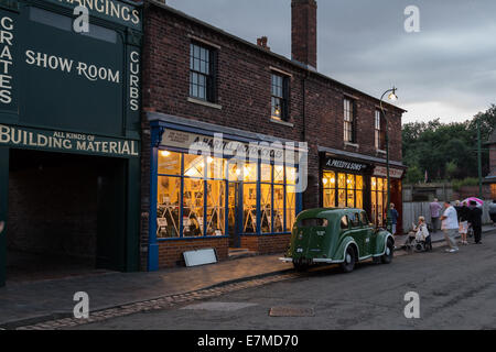 Black Country Museum 40er Jahre Nacht 2014 Stockfoto