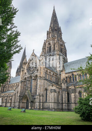 Weitwinkel-Ansicht von St Mary's Episcopal Cathedral, Edinburgh Stockfoto