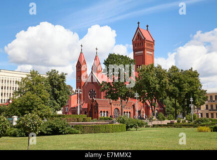 Katholische Kapelle St. Simon und St. Elena. Minsk. Belarus. Stockfoto