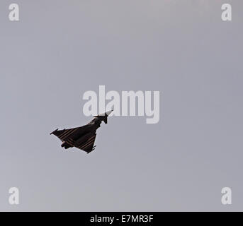 Southport, Merseyside, England.  21. September 2014. Taifun Jet auf der Southport Airshow. Bildnachweis: Sue Burton/Alamy Live-Nachrichten Stockfoto