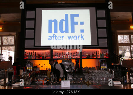 Prominenten Besuch "NDF" (Neue Deutsche Filmgesellschaft) After Work Party im Parkcafé.  Mitwirkende: Lage wo: München wenn: 19. März 2014 Stockfoto