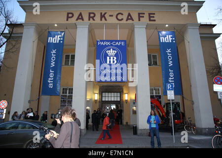 Prominenten Besuch "NDF" (Neue Deutsche Filmgesellschaft) After Work Party im Parkcafé.  Mitwirkende: Lage wo: München wenn: 19. März 2014 Stockfoto