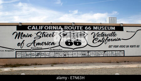 Kalifornien Route 66 Museum in Victorville Stockfoto