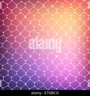 Zusammenfassung Hintergrund von farbigen Zellen Stockfoto