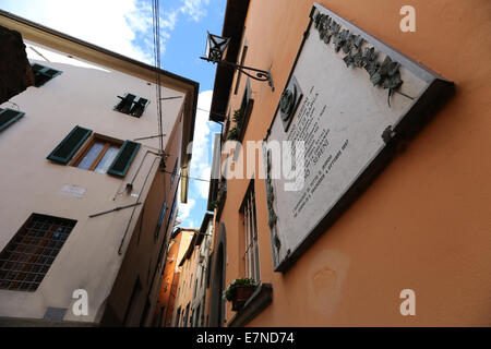 Barga, Toskana, Italien, sightseeing, Ort von Interesse, Anbetung, mittelalterliche Stadt, Urlaub, Wochenend-Retreat, Roman Architecture Stockfoto