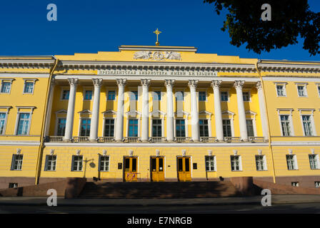 Lobanov-Rostovsky Palast (1820), Senat-Quadrat, Sankt Petersburg, Russland, Europa Stockfoto