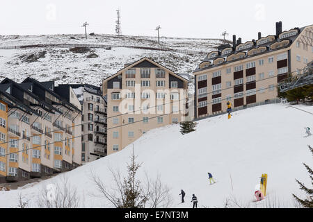 Skigebiet Sierra Nevada Spanien Stockfoto