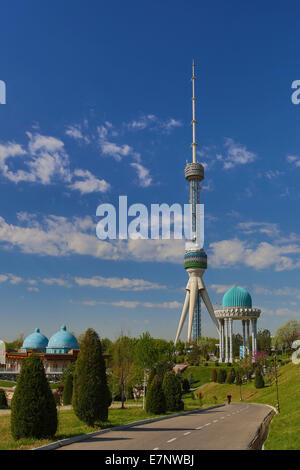 Taschkent, Stadt, Taschkent, TV, Fernsehen, Usbekistan, Zentralasien, Asien, Architektur, blau, Kommunikation, Kuppeln, Sternwarte, Stockfoto