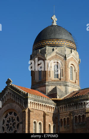 Europa, Frankreich, Provence-Alpes-Côte d ' Azur, Provence, St. Raphael, Kirche, Ziegel, Riviera Stockfoto