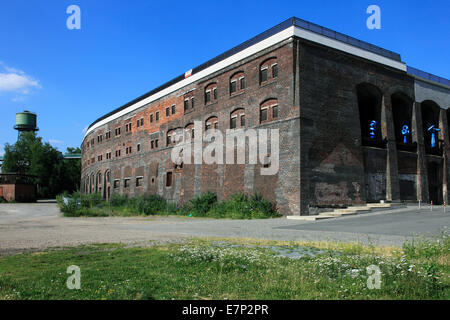 Deutschland, Europa, Bochum, Ruhrgebiet, Westfalen, Nordrhein-Westfalen, Westpark, Kolosseum, ruht, Speisereste, Stützmauer, Stockfoto