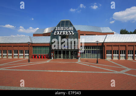 Deutschland, Europa, Bochum, Ruhrgebiet, Westfalen, Nordrhein Westfalen, Starlighthalle, Starlight express-Zug, musical-Theater Stockfoto