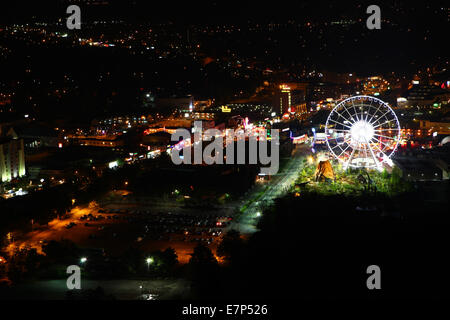 Niagara Falls, Kanada, in der Nacht Stockfoto