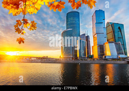 Stadt Moskau Stockfoto