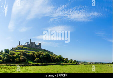 Irland Landschaft. The Rock of Cashel, County Tipperary, Republik Irland Stockfoto