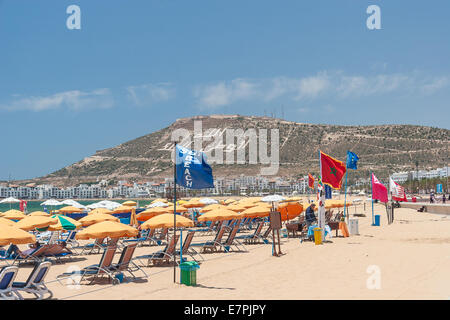 Die Casbah Berge und Küste, Agadir Stockfoto