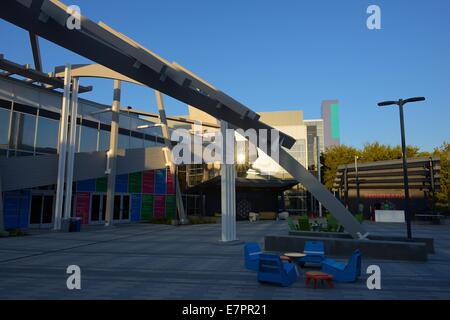 Der Googleplex Campus am weltweiten Hauptsitz in Silicon Valley, Mountain View CA Stockfoto