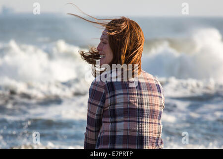 Alec Baldwin und Julianne Moore am Set von "Still Alice" auf Long Island, NY Featuring: Julianne Moore wo: New York, New York, Vereinigte Staaten von Amerika bei: 20. März 2014 Stockfoto