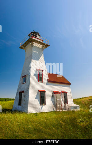 Neue London Bereich Leuchtturm im Queens County, Prince Edward Island, Canada Stockfoto