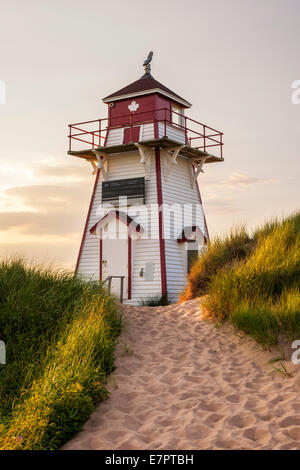 Covehead Hafen Leuchtturm, Prince Edward Island, Canada Stockfoto