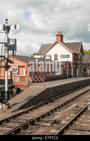 Bewdley Station auf der Severn Valley Railway, England Stockfoto