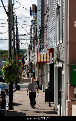 Charlotte Street, Downtown Sydney, Nova Scotia, Kanada Stockfoto