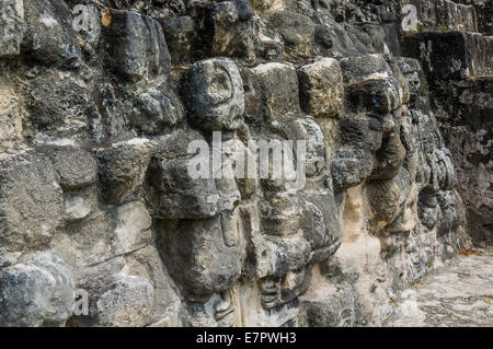 Tikal Ruinen Maya in guatemala Stockfoto