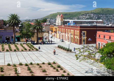 Santo Domingo Plaza in der historischen Innenstadt von Oaxaca, Mexiko. Stockfoto