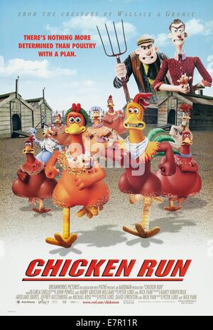 Chicken Run-Jahr: 2000 UK Direktor: Peter Lord Nick Park Animationsfilm-Poster (USA) Stockfoto