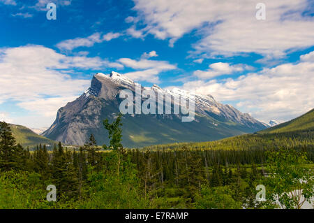 Mount Rundle, Banff Nationalpark, Alberta, Kanada Stockfoto