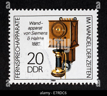 DDR-Briefmarke Stockfoto
