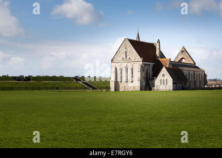 Königliche Garnison-Kirche in alte Portsmouth UK. Stockfoto