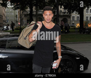 München, Deutschland. 19. Sep, 2014. Deutscher Rap-Künstler einen Schlüssel in München, Deutschland, 19. September 2014 abgebildet. Foto: Ursula Düren/Dpa/Alamy Live News Stockfoto