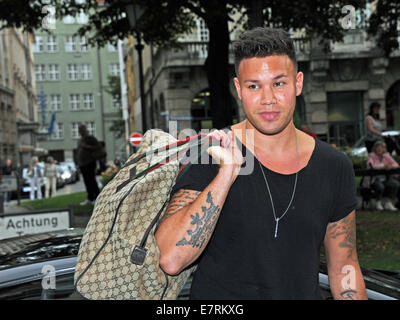 München, Deutschland. 19. Sep, 2014. Deutscher Rap-Künstler einen Schlüssel in München, Deutschland, 19. September 2014 abgebildet. Foto: Ursula Düren/Dpa/Alamy Live News Stockfoto