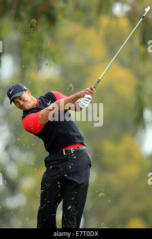 San Francisco, Kalifornien, USA. 17. Juni 2012. Tiger Woods bei der 112. US Open an Olympische Verein am 17. Juni 2012 in San Francisco, California.ZUMA Presse/Scott A. Miller. © Scott A. Miller/ZUMA Wire/ZUMAPRESS.com/Alamy Live-Nachrichten Stockfoto