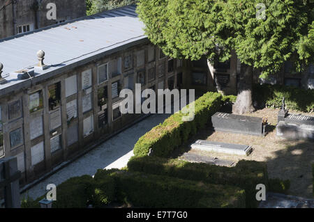 Friedhof von Bonaval Park in der Stadt von Santiago De Compostela, Spanien Stockfoto