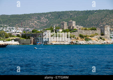 Burg von Bodrum Bult von Ritter Hospitaller im 15. Jahrhundert, Bodrum, Türkei, Asien. Stockfoto