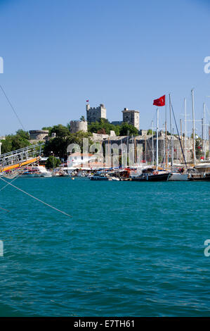 Burg von Bodrum Bult von Ritter Hospitaller im 15. Jahrhundert, Bodrum, Türkei, Asien. Stockfoto