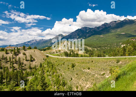 Radium Hot Springs, Britisch-Kolumbien, Kanada Stockfoto