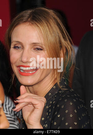 CAMERON DIAZ U.S. Schauspielerin im Juli 2014. Foto Jeffrey Mayer Stockfoto