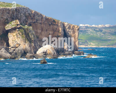 Landzunge auf Gozo, Malta. Stockfoto