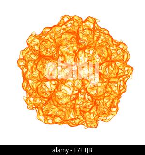 Sat-Panicum-Mosaik-Virus, Computer-Grafik. Stockfoto