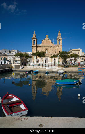 Pfarrkirche St. Josef, Sliema, Malta. Stockfoto