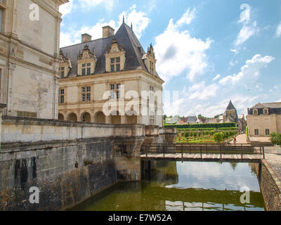 Villandry, Frankreich: entlang der Route der Schlösser an der Loire - Château et Jardins de Villandry Stockfoto