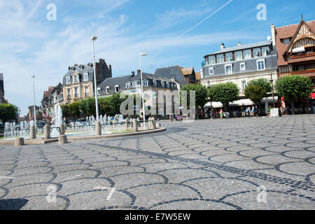 Deauville, Normandie Frankreich EU Stockfoto