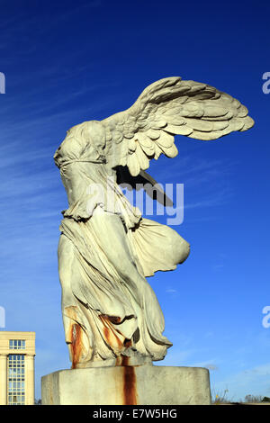 Statue des Victoires von Samothrake, Viertel Antigone, Montpellier, Occitanie, Frankreich Stockfoto