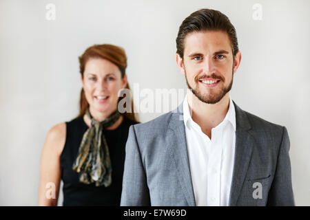 Porträt von Mann und Frau Stockfoto